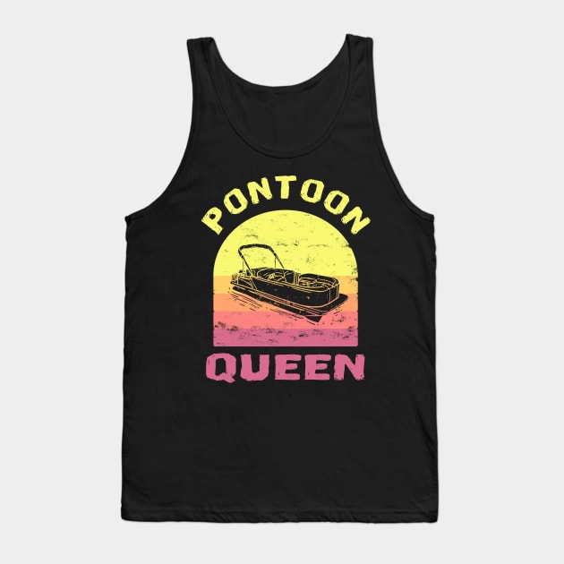 Pontoon Queen coloured design Tank Top by Lomitasu